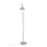 LumiSource Emery Floor Lamp in White Metal