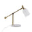 LumiSource Marcel Table Lamp in Gold Metal/Frosted Glass