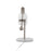 LumiSource Marcel Table Lamp in Nickel Metal/Frosted Glass