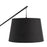 LumiSource Archer Floor Lamp, Black/Walnut Wood
