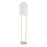 LumiSource Claire Floor Lamp, White/Antique Gold - LFL-CLAIREWMBAU
