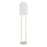 LumiSource Claire Floor Lamp, White/Antique Gold