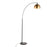 LumiSource March Floor Lamp, Black Marble/Black/Antique Brass