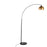 LumiSource March Floor Lamp, Black Marble/Black/Antique Brass