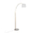LumiSource March Floor Lamp, White/Antique Brass