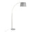 LumiSource March Floor Lamp in White Marble/Nickel/Grey Linen - LFL-MARCHWMNIGY