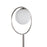LumiSource Moon Floor Lamp in Nickel/Frosted Glass
