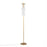 LumiSource Rhonda Floor Lamp in Gold Metal/White Shade