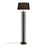 LumiSource Ribbon Floor Lamp, Gold/Black Ribbon/Black Linen