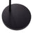 LumiSource Salon Floor Lamp in Black Metal/Natural Rattan