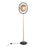 LumiSource Selene Floor Lamp, Black Metal/Gold Metal - LFL-SELENEBKAU