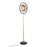 LumiSource Selene Floor Lamp, Black Metal/Gold Metal