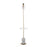 LumiSource Ana Floor Lamp, Gold/White Marble Base/White Wood