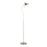 LumiSource Darby Floor Lamp in Satin Nickel Metal
