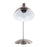 LumiSource Darby Table Lamp in Satin Nickel Metal