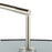 LumiSource Milan Floor Lamp, Black Marble/Black Metal