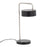 LumiSource Puck Table Lamp, Black Metal/Nickel