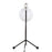 LumiSource Orb Eileen Task Lamp, Black Metal/White Plastic