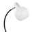 LumiSource Orb Eileen Task Lamp, Black Metal/White Plastic
