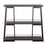 LumiSource Converge Bookcase in Antique Steel/Espresso Bamboo
