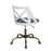 LumiSource Charlotte Task Chair, Copper/White/Blue