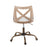 LumiSource Charlotte Task Chair, Copper/White/Cream