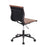 LumiSource Mirage Task Chair in Black Steel/Camel PU