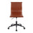 LumiSource Mirage Task Chair in Black Steel/Camel PU