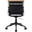 LumiSource Dakota Task Chair Set, Black/Camel PU