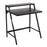 LumiSource 2-tier Office Desk in Black Steel/Black MDF - OFD-2TIERBKBK