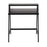 LumiSource 2-tier Office Desk in Black Steel/Black MDF