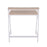 LumiSource 2-tier Office Desk in White Steel/Natural MDF