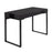 LumiSource Drift Desk in Black Steel/Black MDF - OFD-DRIFTBKBK