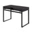 LumiSource Drift Desk in Black Steel/Black MDF