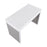 LumiSource Drift Upholstered Desk, White/Silver
