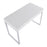 LumiSource Drift Desk in White Steel/White MDF