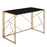 LumiSource Folia Desk in Gold Steel/Black MDF - OFD-FOLIAAUBK