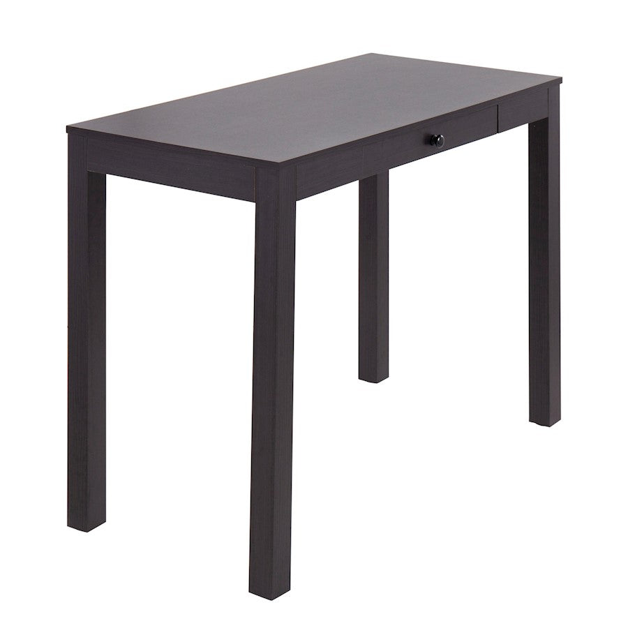 LumiSource Fuji Office Desk in Black Wood - OFD-FUJIBK