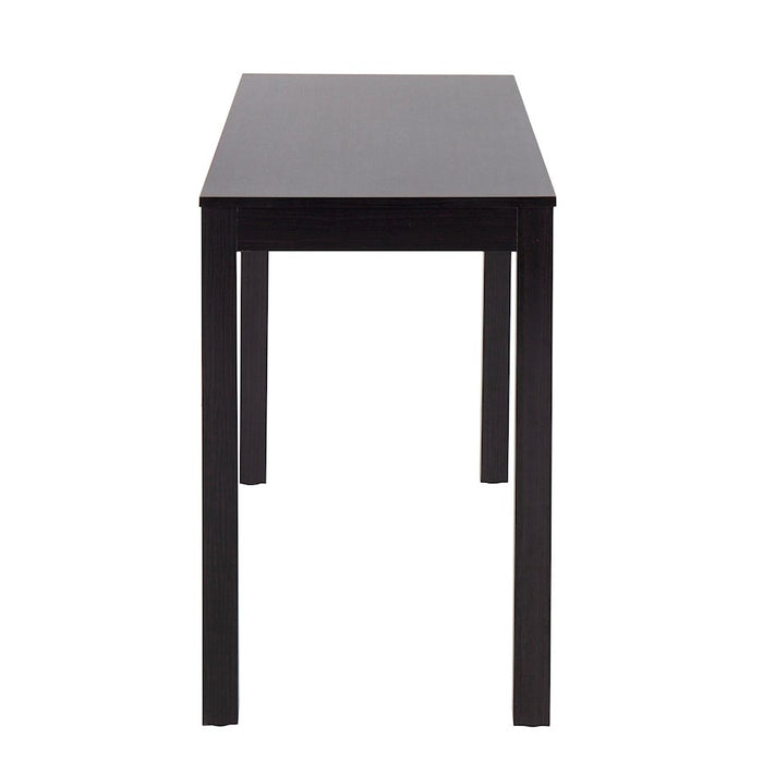 LumiSource Fuji Office Desk in Black Wood