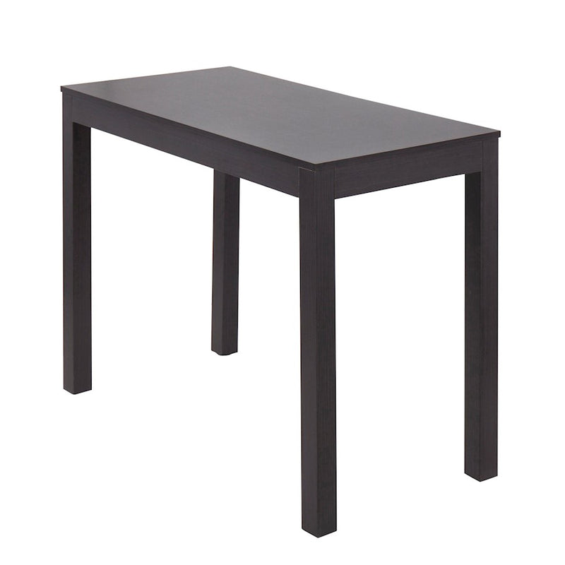 LumiSource Fuji Office Desk in Black Wood