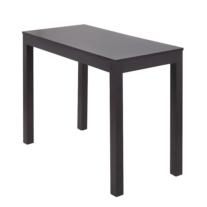 LumiSource Fuji Office Desk in Black Wood