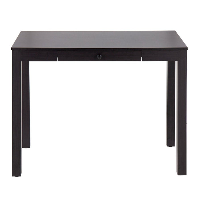 LumiSource Fuji Office Desk in Black Wood