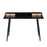LumiSource Harvey Desk in Black Steel/Black Wood/Natural Wood