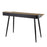 LumiSource Harvey Desk, Black Steel/Natural/Black/Nickel