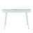 LumiSource Harvey Desk in White Steel/White Wood/Natural Wood