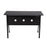 LumiSource K-Fold Desk in Black Steel/Black MDF