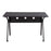 LumiSource K-Fold Desk in Black Steel/Black MDF