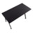 LumiSource K-Fold Desk in Black Steel/Black MDF