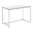 LumiSource Masters Office Desk in Mirrored Chrome/Clear Glass - OFD-MSTRSSCL
