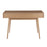 LumiSource Pebble Double Desk in Natural Wood/White Wood